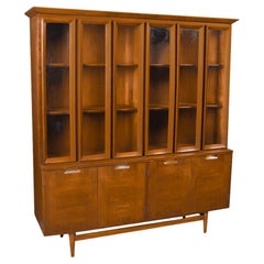 Mid-Century China Cabinet Hutch American of Martinsville