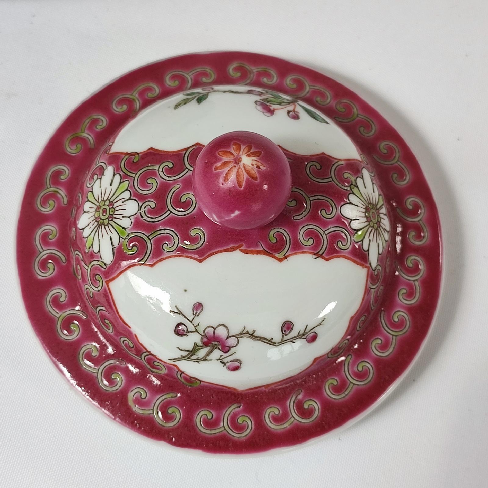 Chinesische Keramikurne mit Deckel aus der Mitte des Jahrhunderts, Jiangxi im Angebot 3