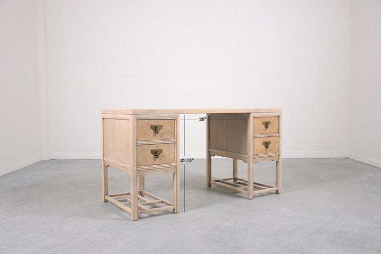 MidCentury Modern Partner Desk For Sale at 1stDibs