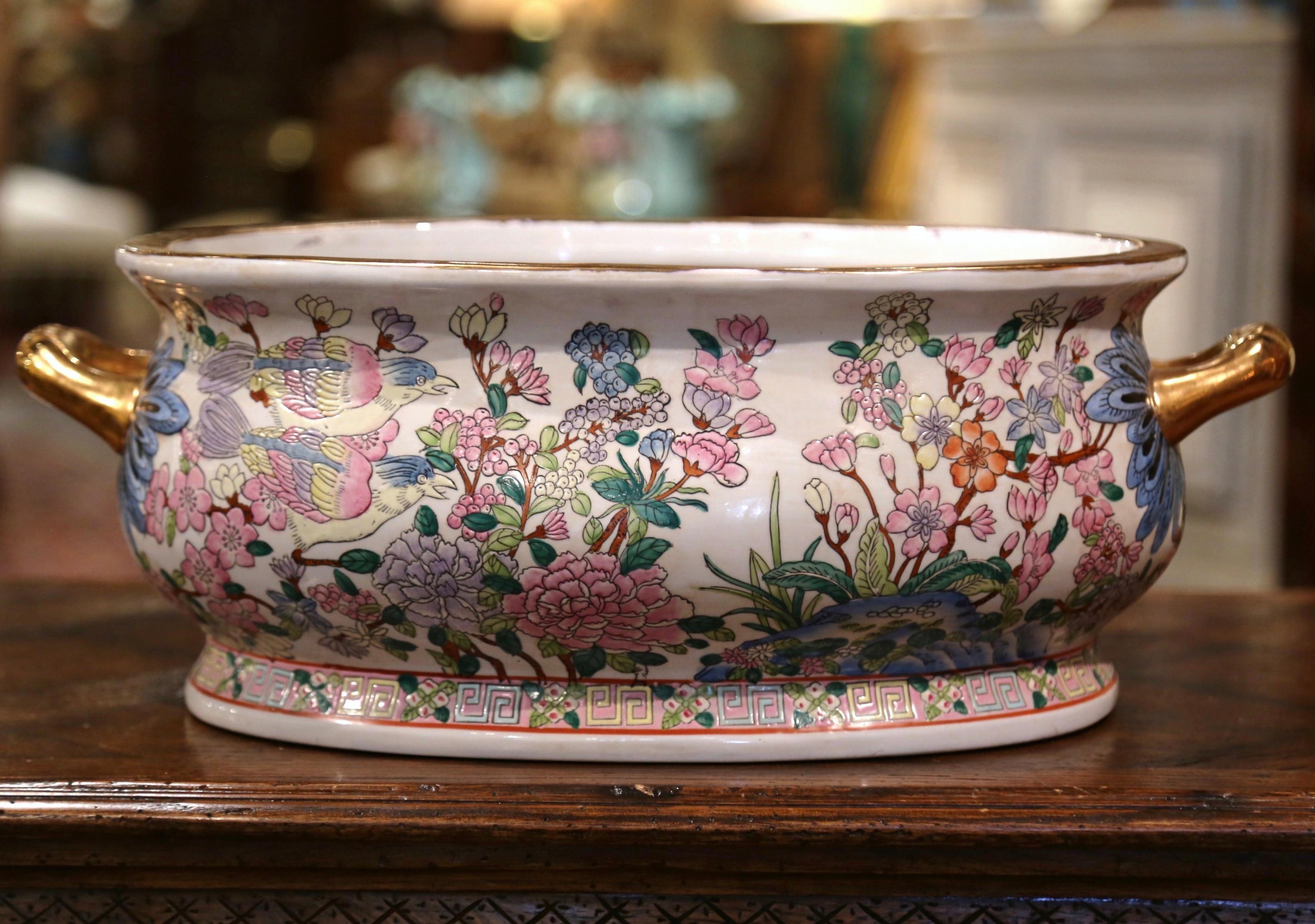 antique porcelain foot bath