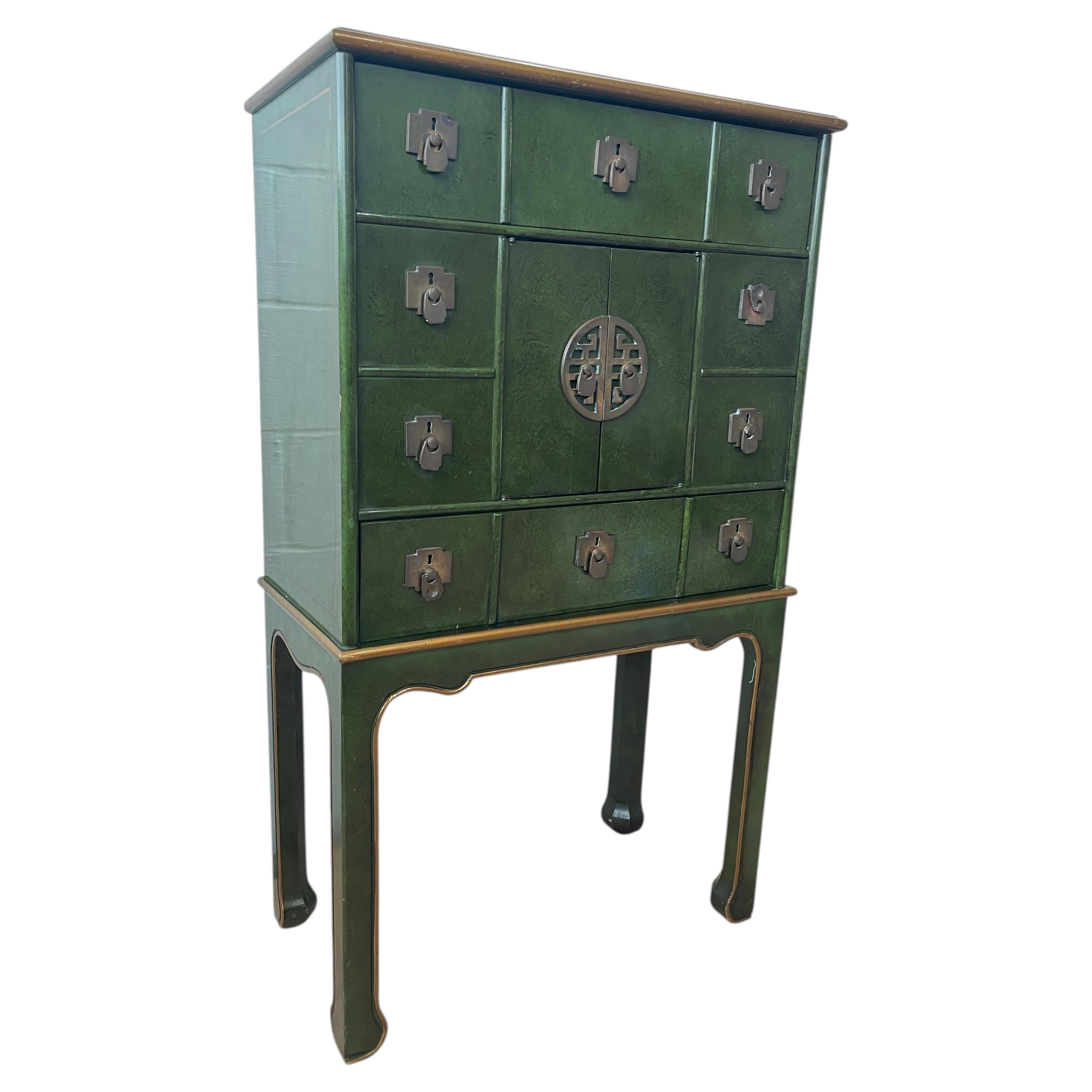 Mid-Century Chinese Ming Style Lingerie / Storage / Jewelry Cabinet