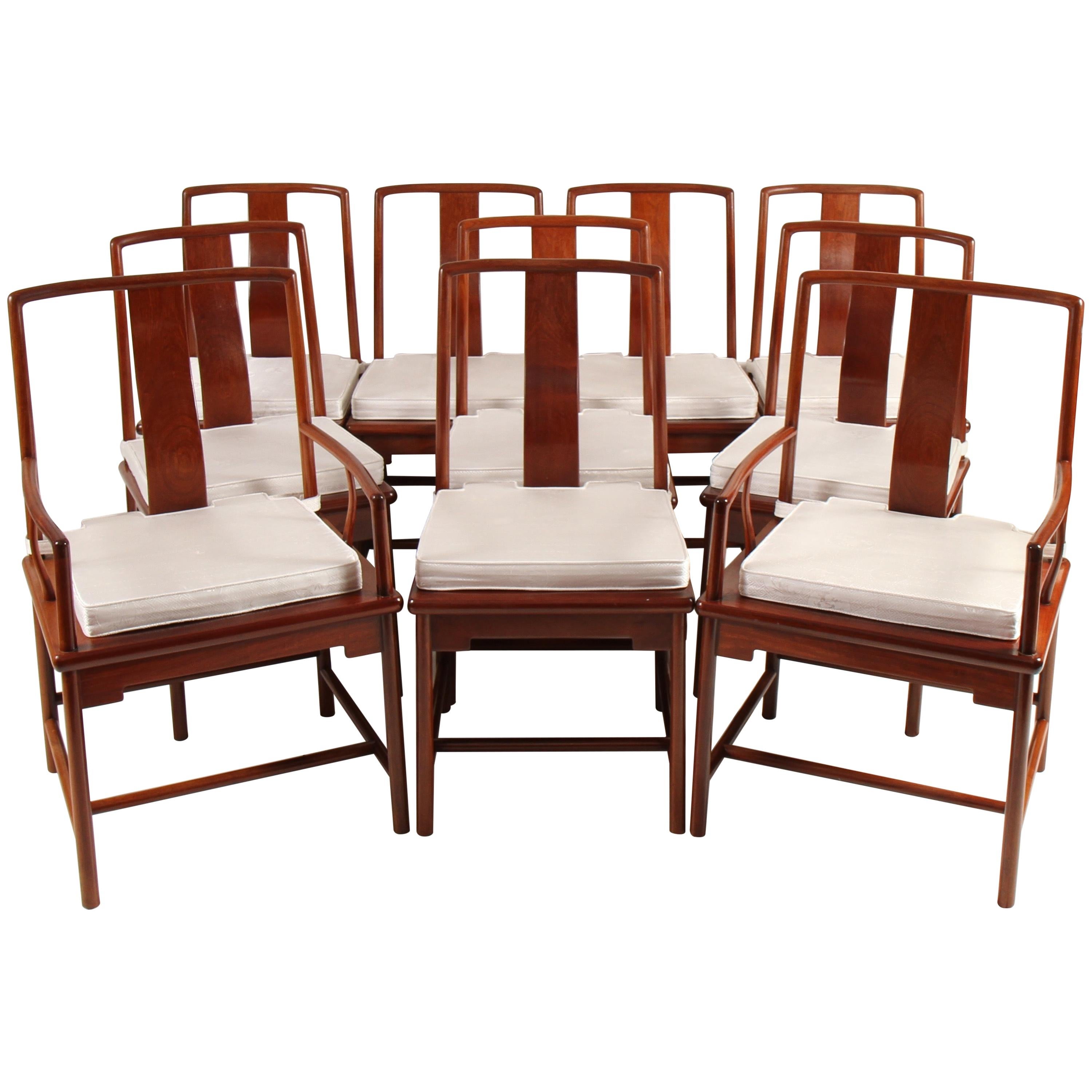 Midcentury Chinese Rosewood Dining Chairs