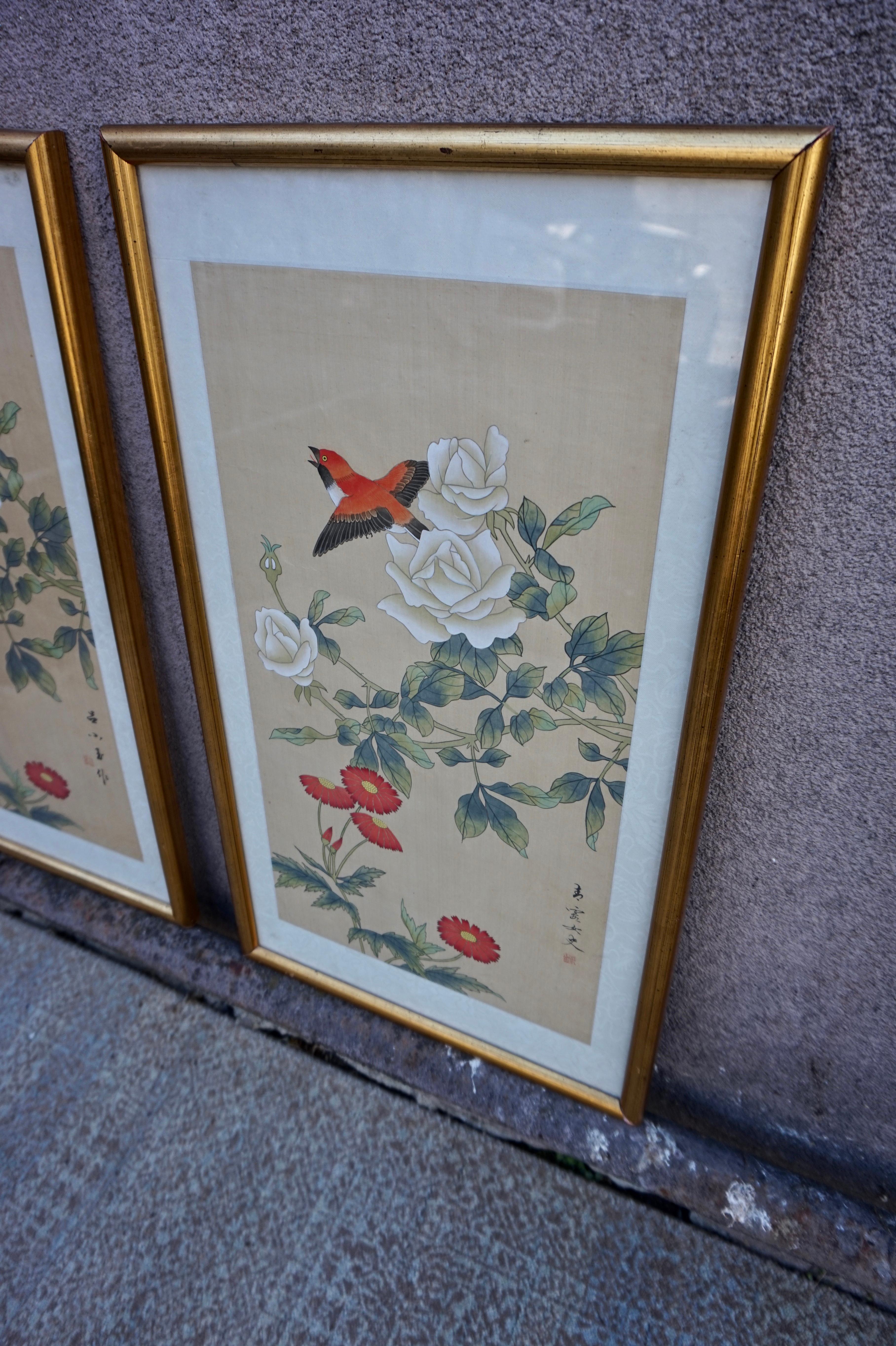 chinese silk screen paintings
