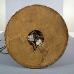 Mid-Century Chinese-Style Polychrome Bronze Vase Lamp -1Y26