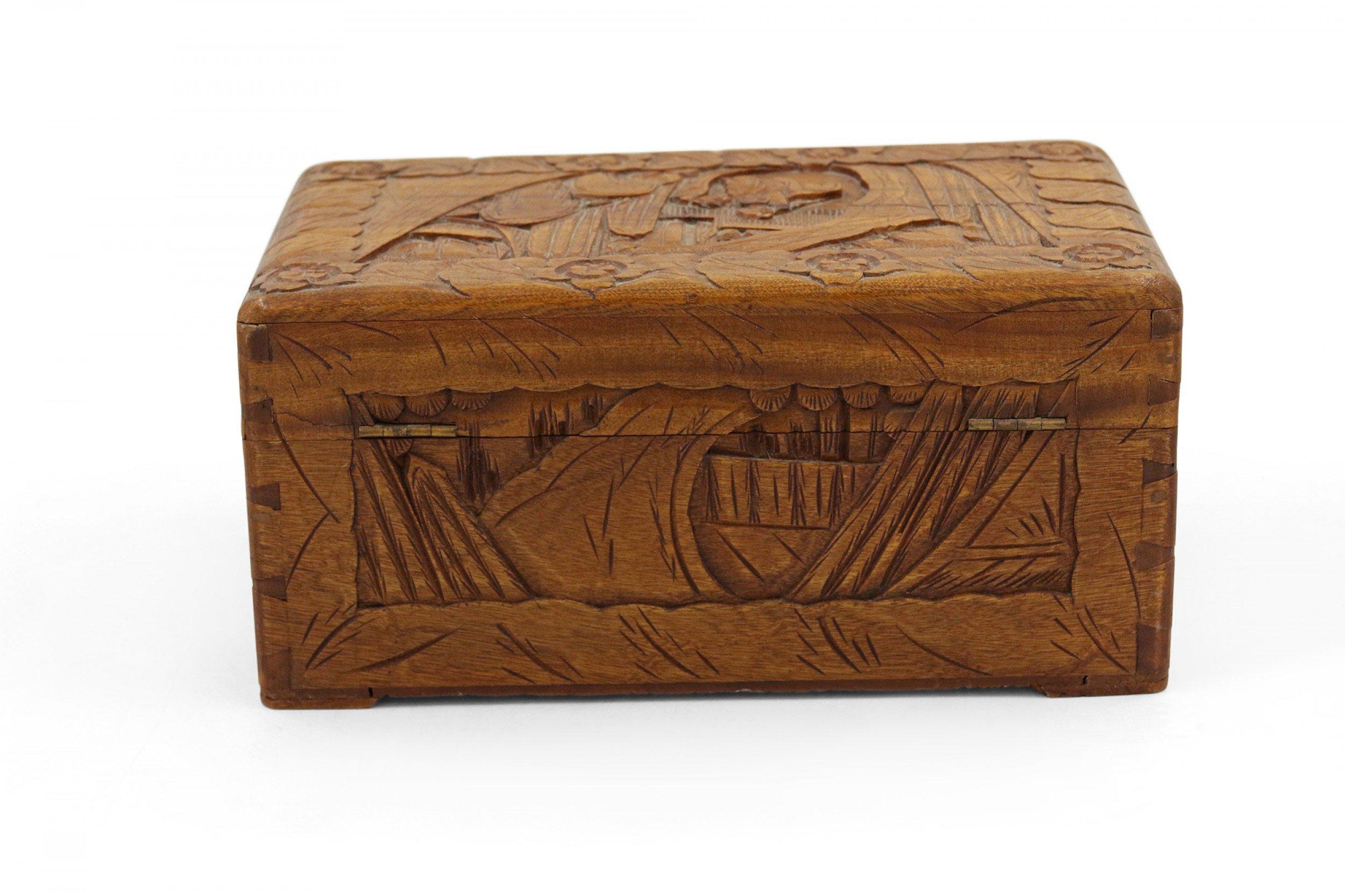antique chinese wooden box