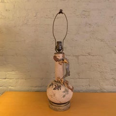 Midcentury Chinoiserie Dragon Table Lamp Attributed to Royal Worcester