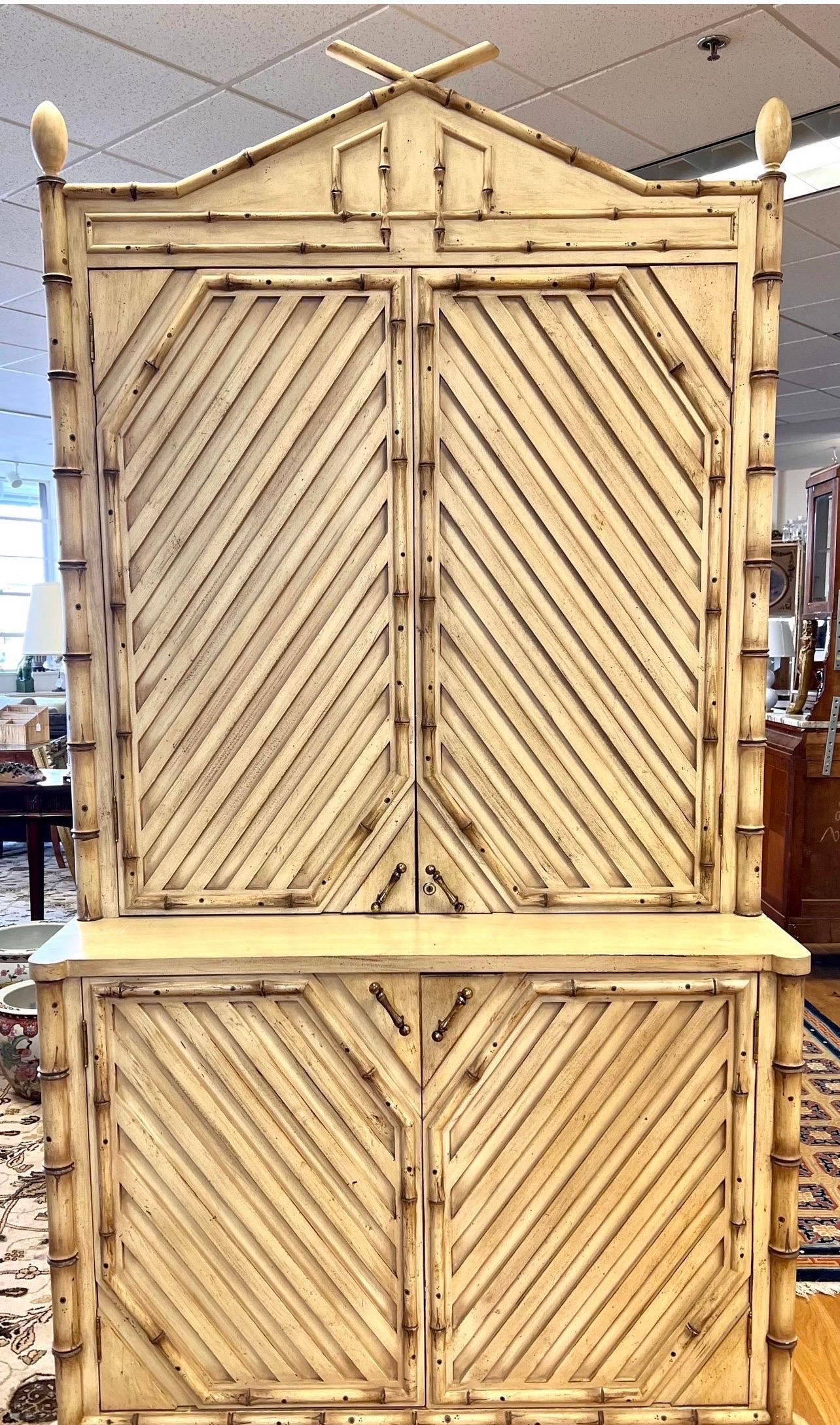 cabinet made of bamboo
