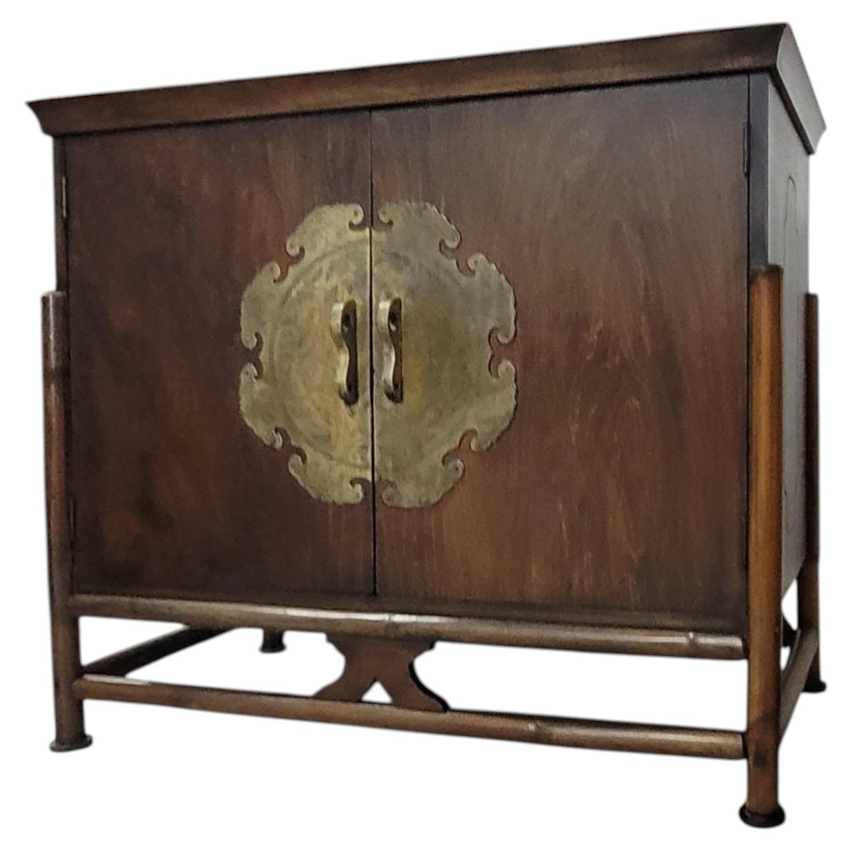 Mid-Century Chinoiserie Ming-Style Cabinet