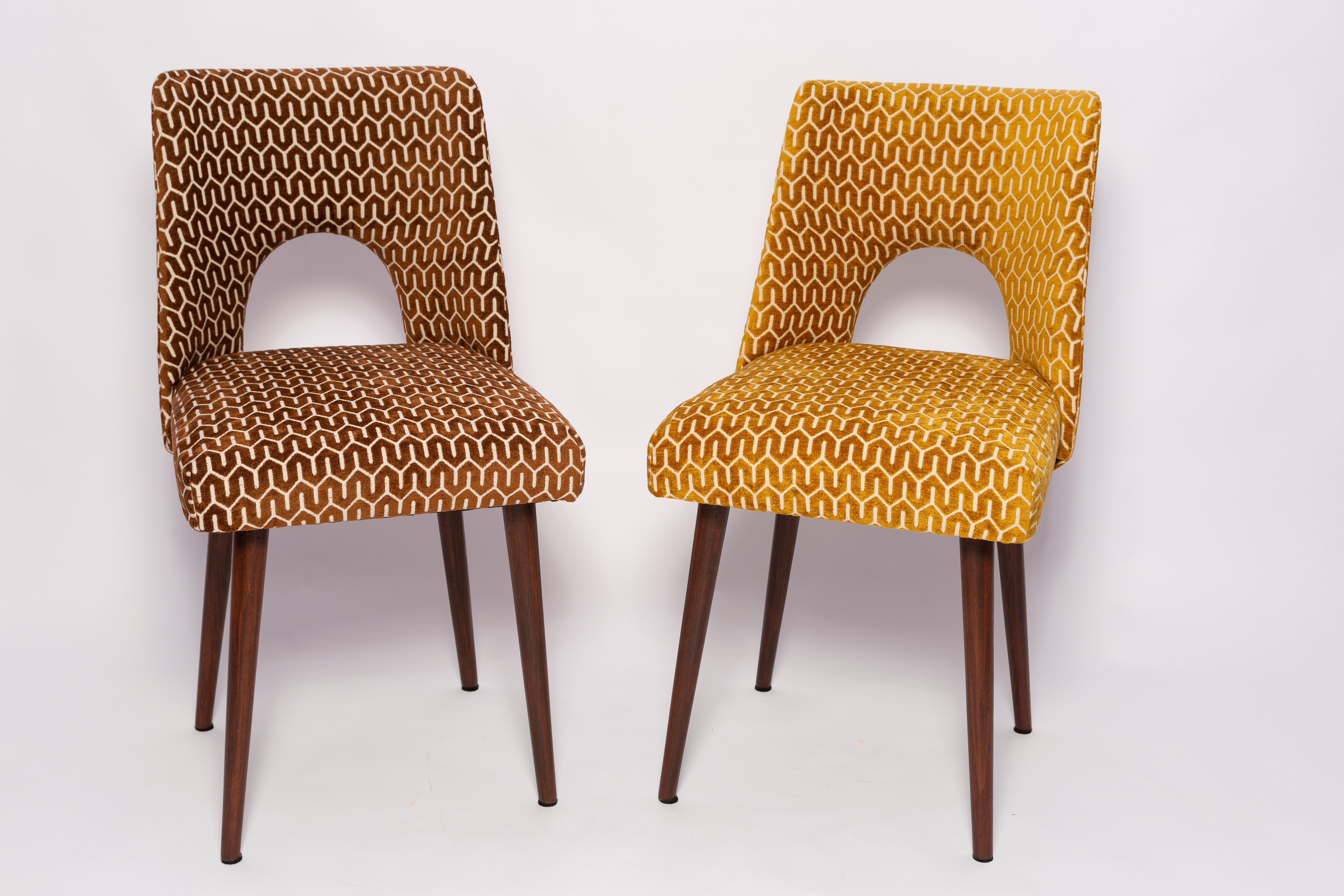 Mid-Century Chocolate Brown 'Shell' Chair, Europe, 1960s For Sale 7