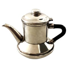 Mid - Century Christian Dior Silver Plated Coffee Tea Pot 