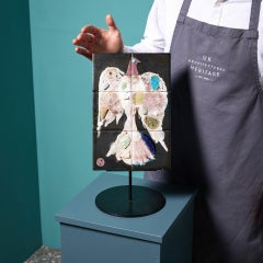 Mid-Century Christopher Russell Tile Panel ex Chris Blanchett Collection