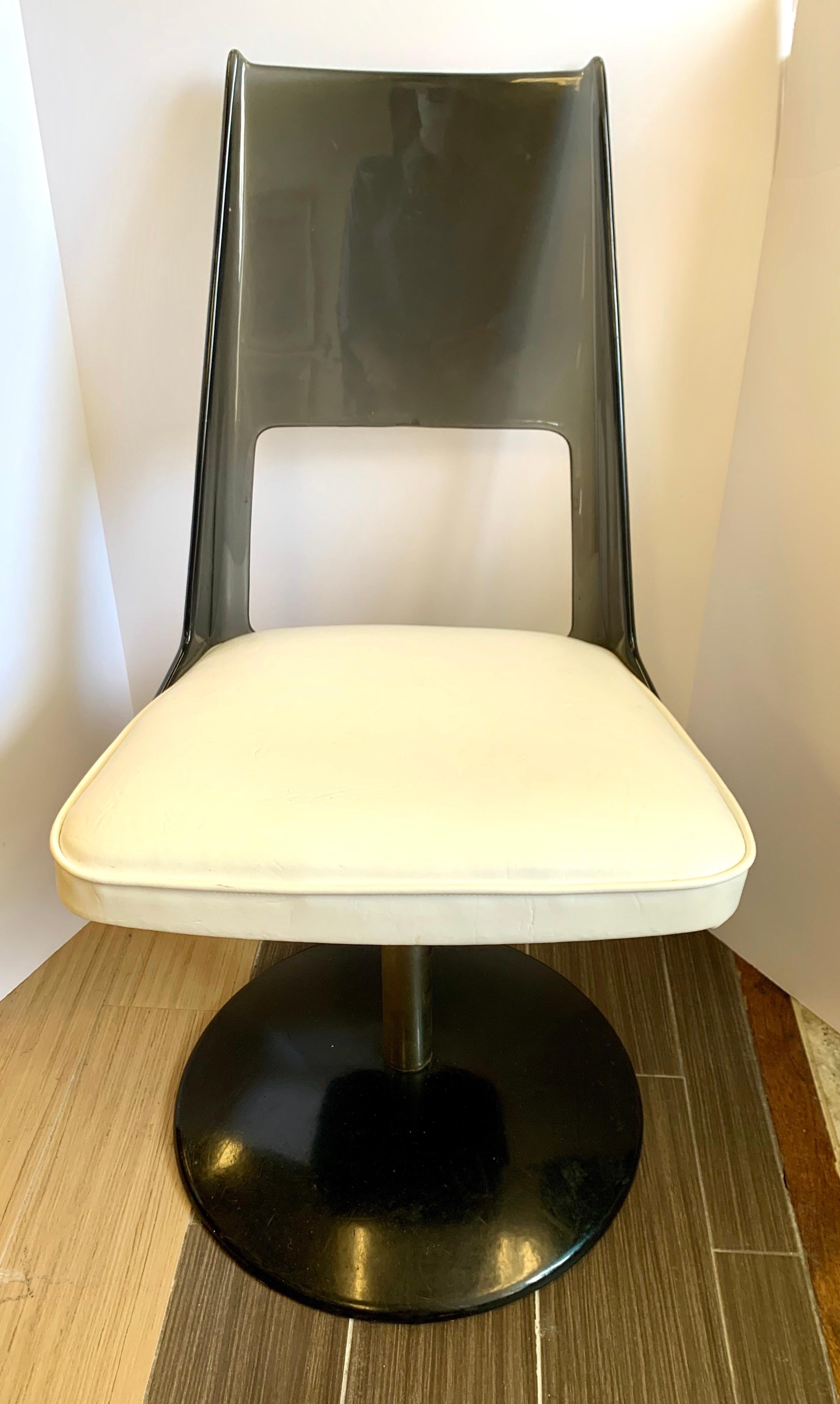 lucite tulip chairs