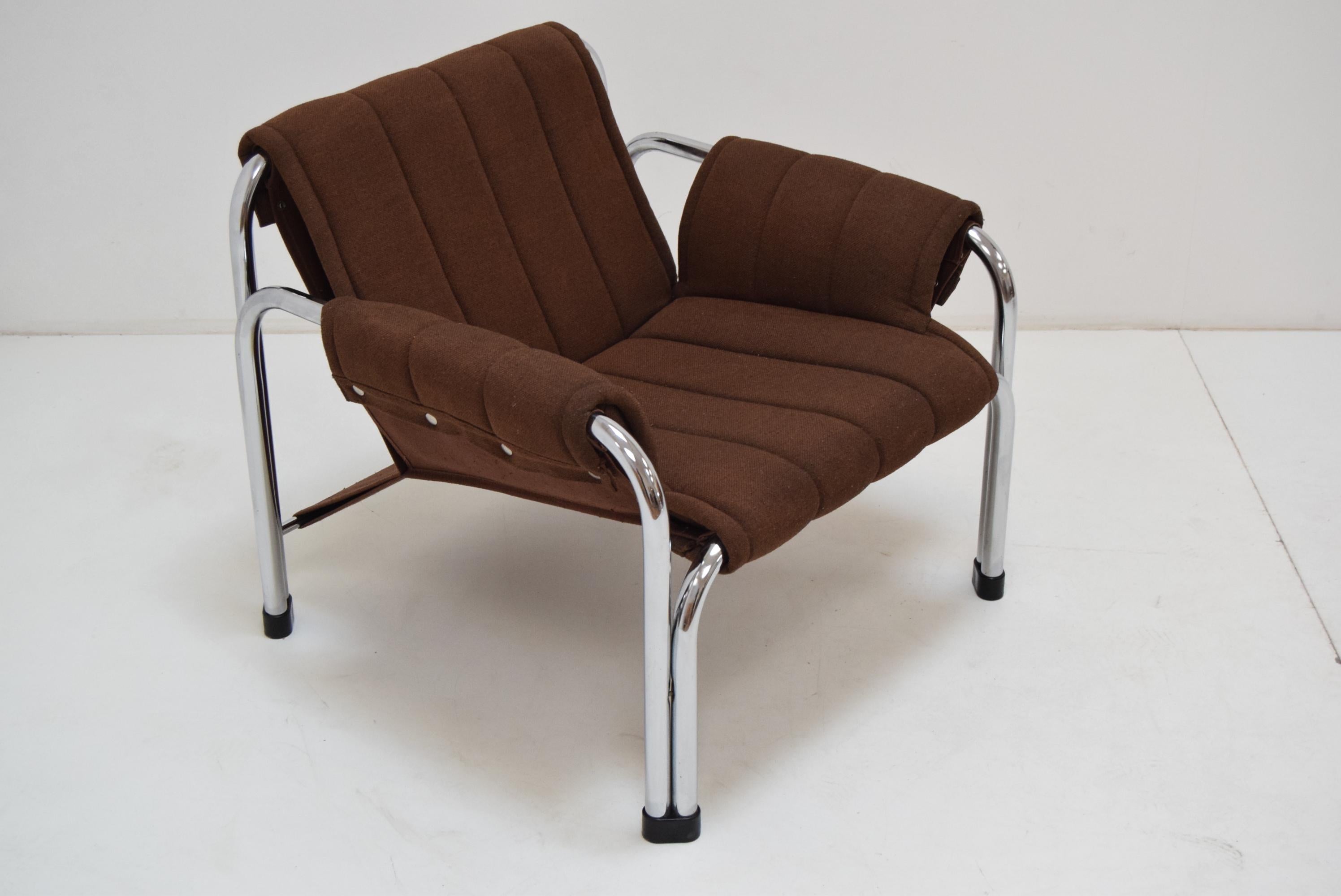 Made in Czechoslovakia
Made of chrome, fabric
Original condition.