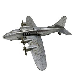 Mid Century Chrome B-29 Superfortress Airplane Table Lighter by Hamilton