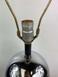 Midcentury Chrome Ball Lamp Attributed to Kovacs