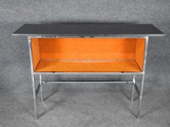 Midcentury Chrome Bar Set