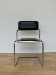 Midcentury Chrome chair by Arch, Ladislav Vrátník for restaurant in Prag, 1970s