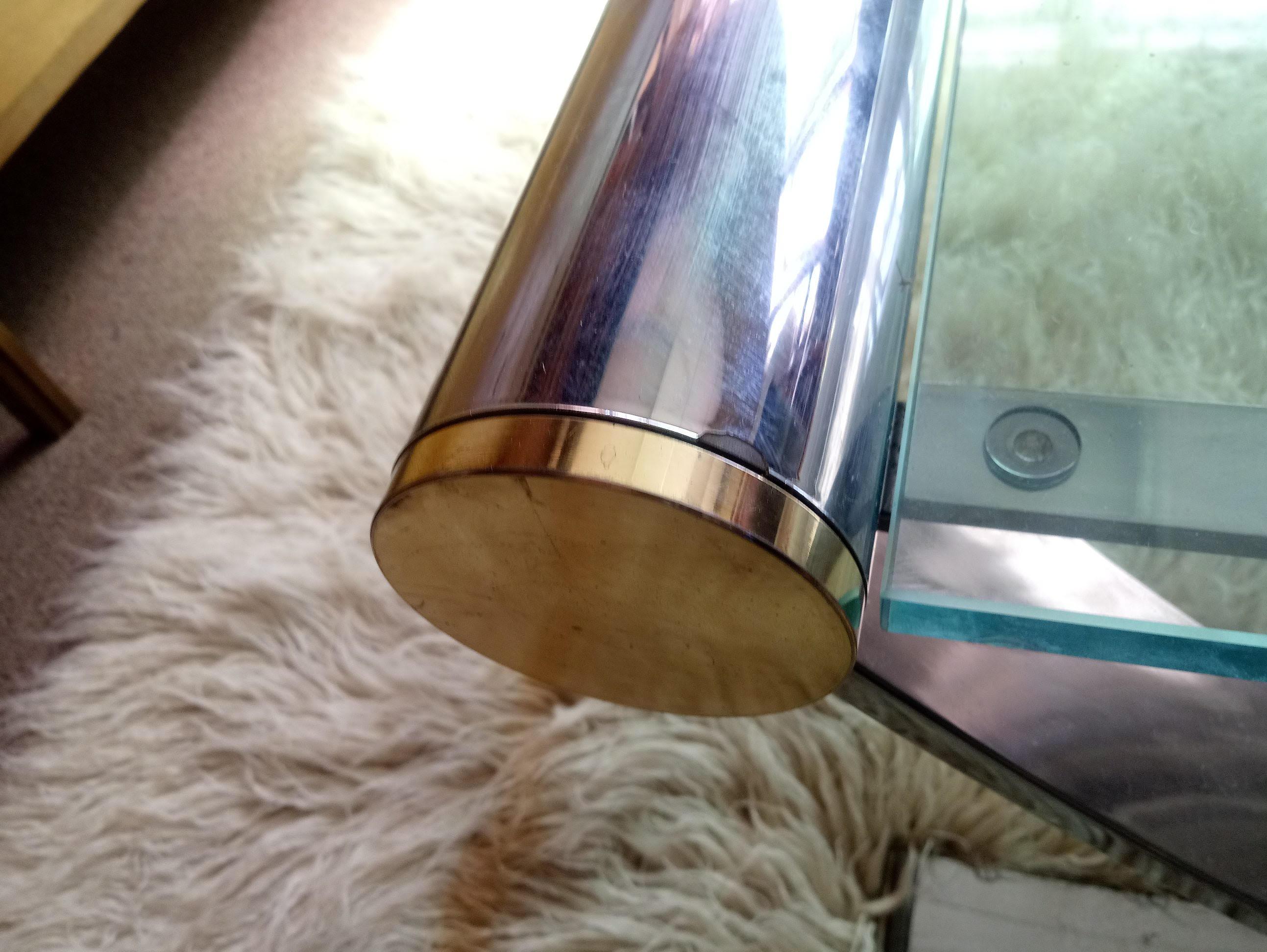 Mid-Century Chrome Coffee Table For Sale 4