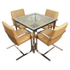 Mid-Century Chrome Dining Set