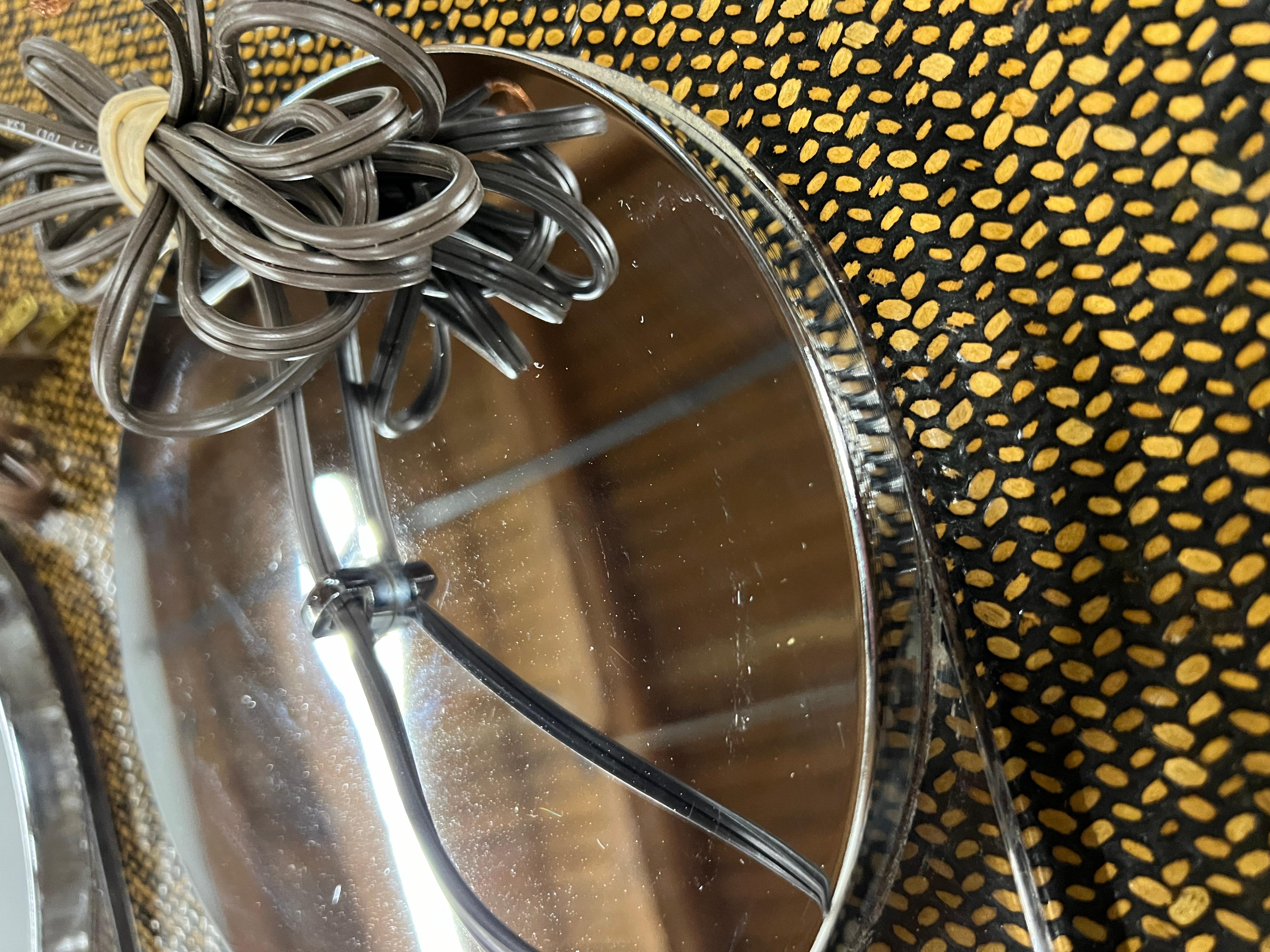 Lampada per pianoforte o libreria di metà secolo in cromo e lucite di Raymor in vendita 2