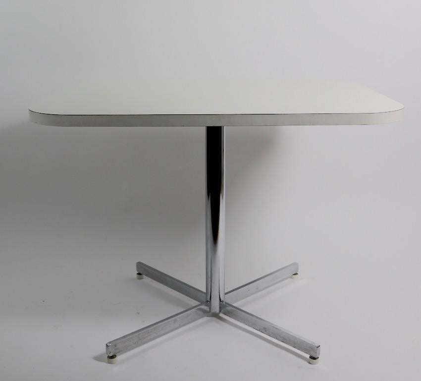20th Century Mid Century Chrome Formica Dining Cafe Kitchen Table Attributed to Chromecraft