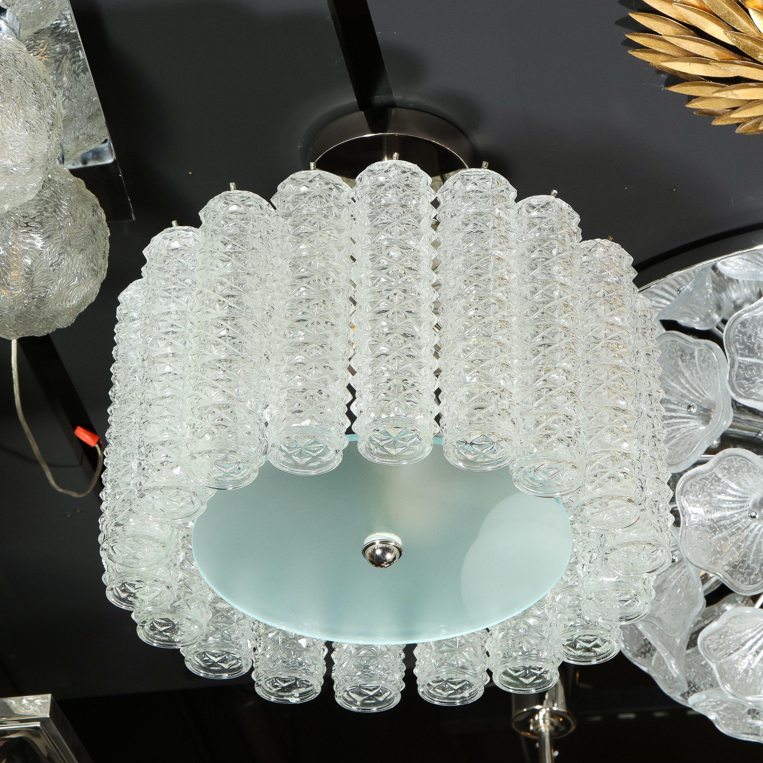 sea glass chandelier