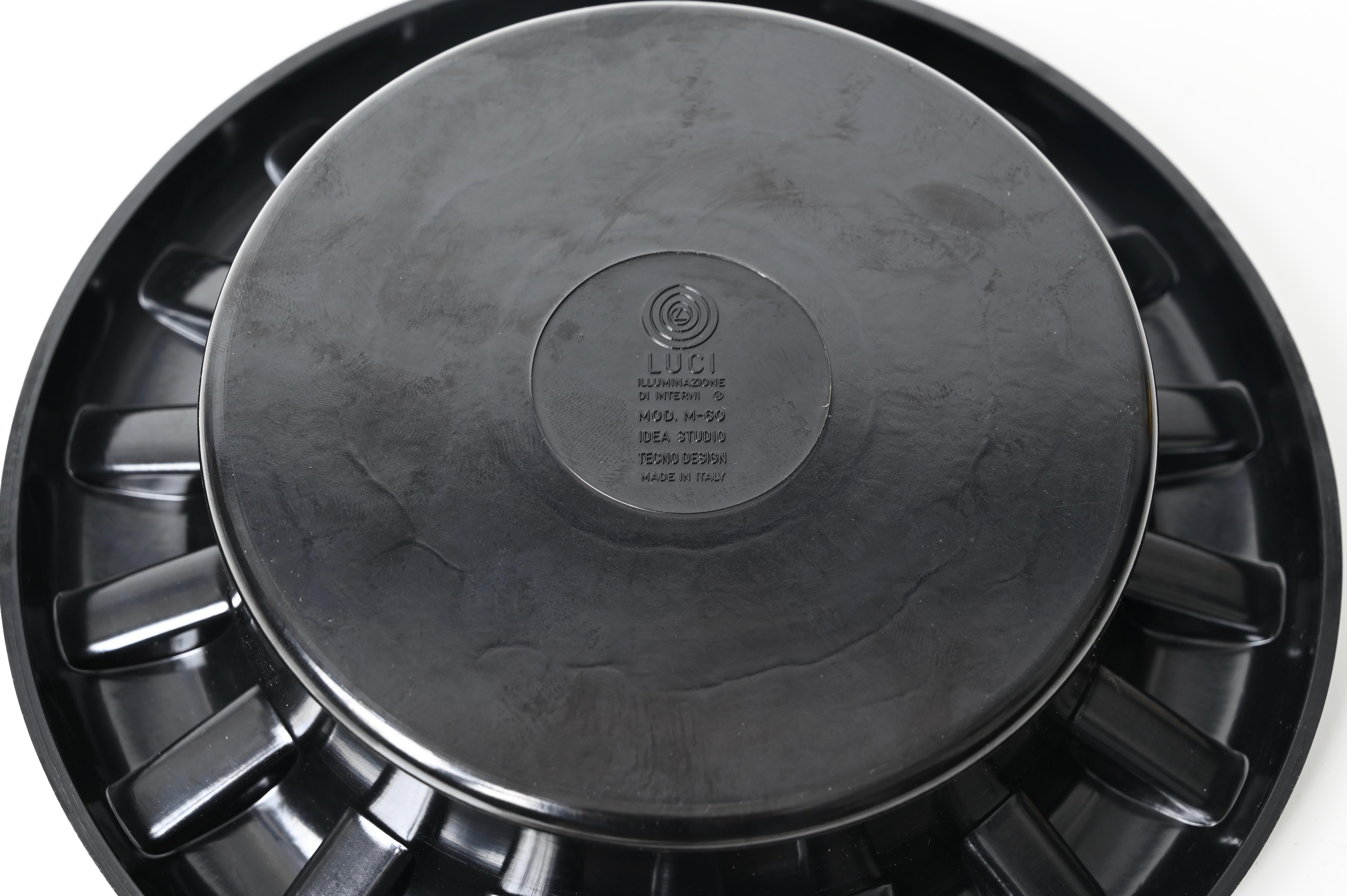 Mid-Century Chrome M60 Ashtray by Tecno Design for Luci, Italy 1970s For Sale 1
