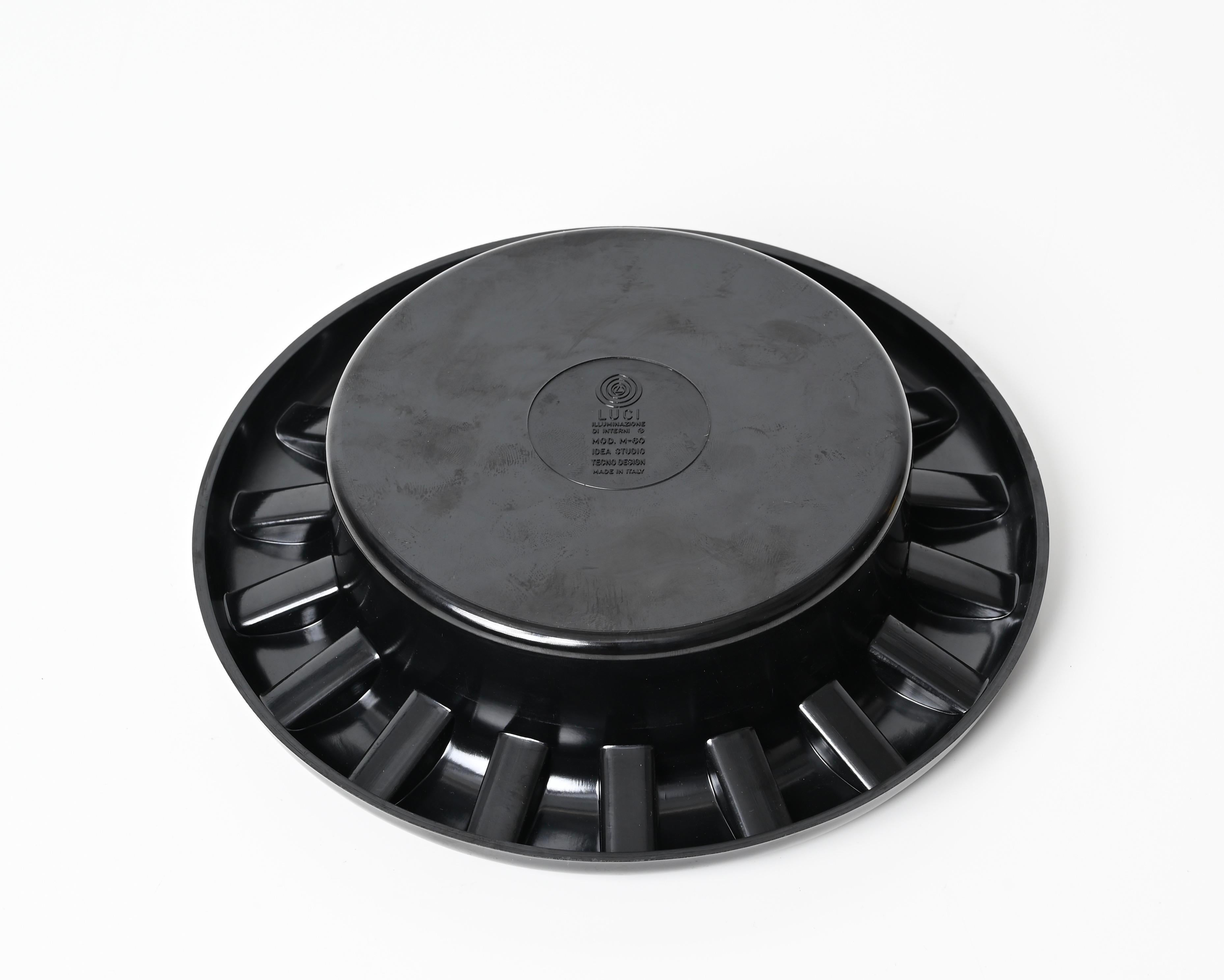 Mid-Century Chrome M60 Ashtray by Tecno Design for Luci, Italy 1970s For Sale 2