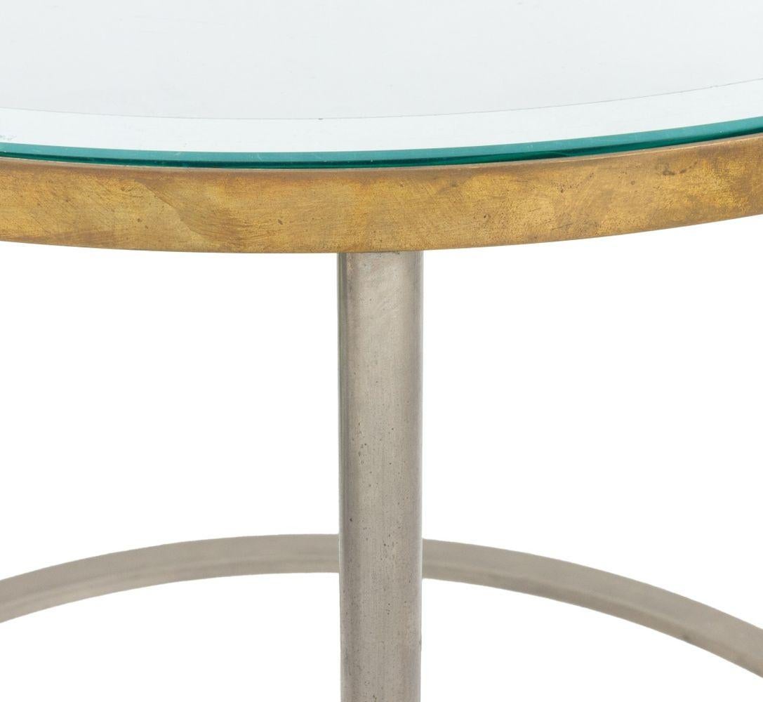 Mid Century Chrome Nesting Tables, 3 For Sale 4