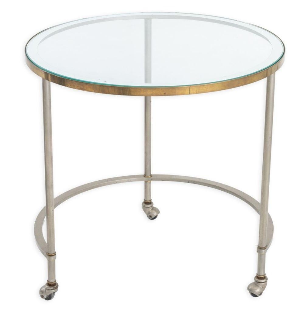 Mid Century Chrome Nesting Tables, 3 For Sale 1