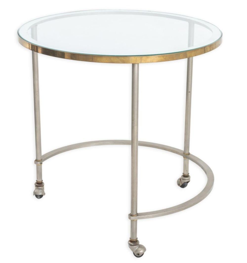 Mid Century Chrome Nesting Tables, 3 For Sale 2