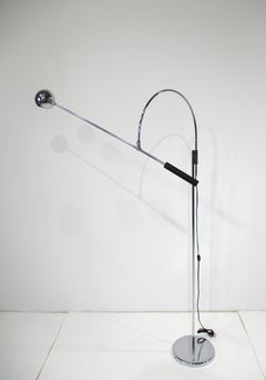 Robert Sonneman Mid Century Chrome Orbiter floor Lamp