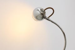 Lampada da terra cromata di metà secolo di Nordlux, Danimarca anni '70
