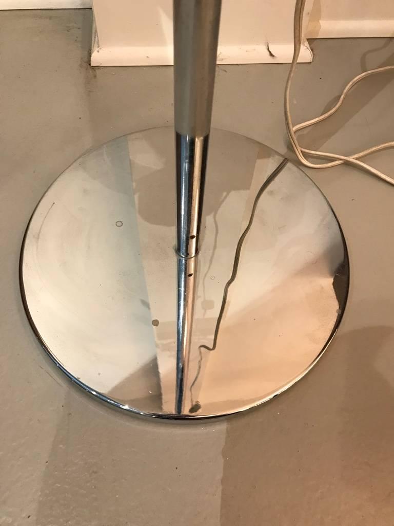 Mid Century Chrome Studio Floor Lamp For Sale 6