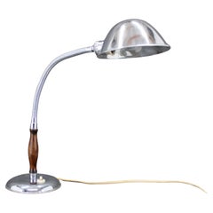 Chrom-Tischlampe aus der Mitte des Jahrhunderts, 1930er Jahre, Tschechoslowakei