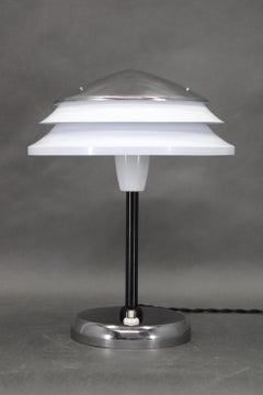 Mid-Century Chrome Table Lamp by Zukov, 1970s