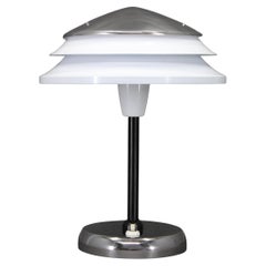Mid-Century Chrome Table Lamp by Zukov, 1970s