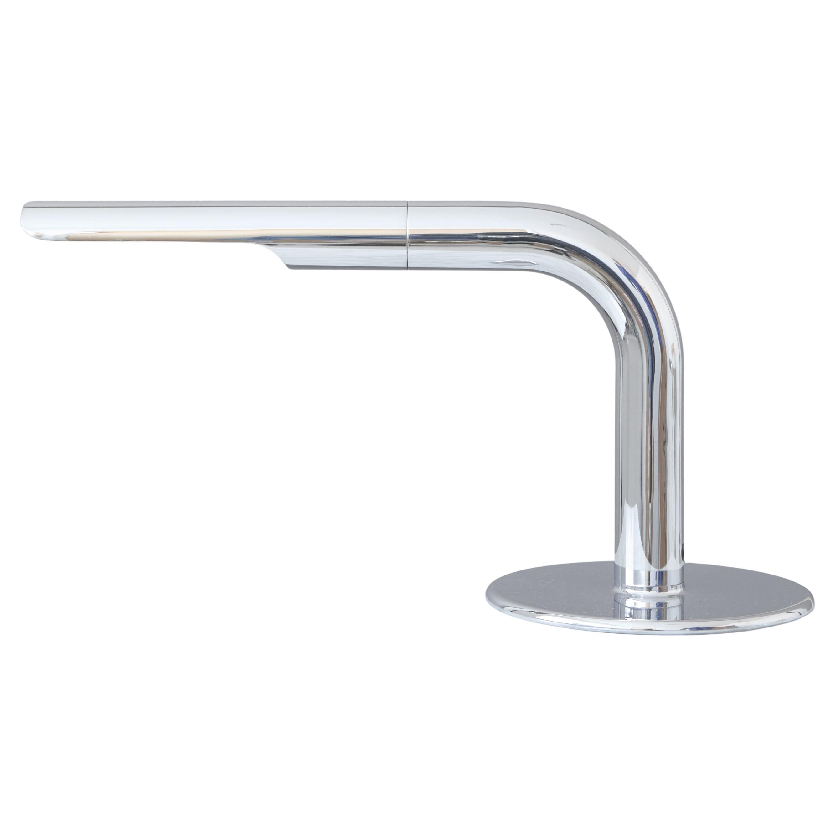Mid-century Chrome Table Lamp 'Gulp' by Ingo Maurer for Design M, Germany, 1960s