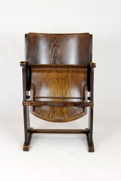 Mid-Century Cinema Armchair by TON (Thonet), Czech Republic, 1940s–50s