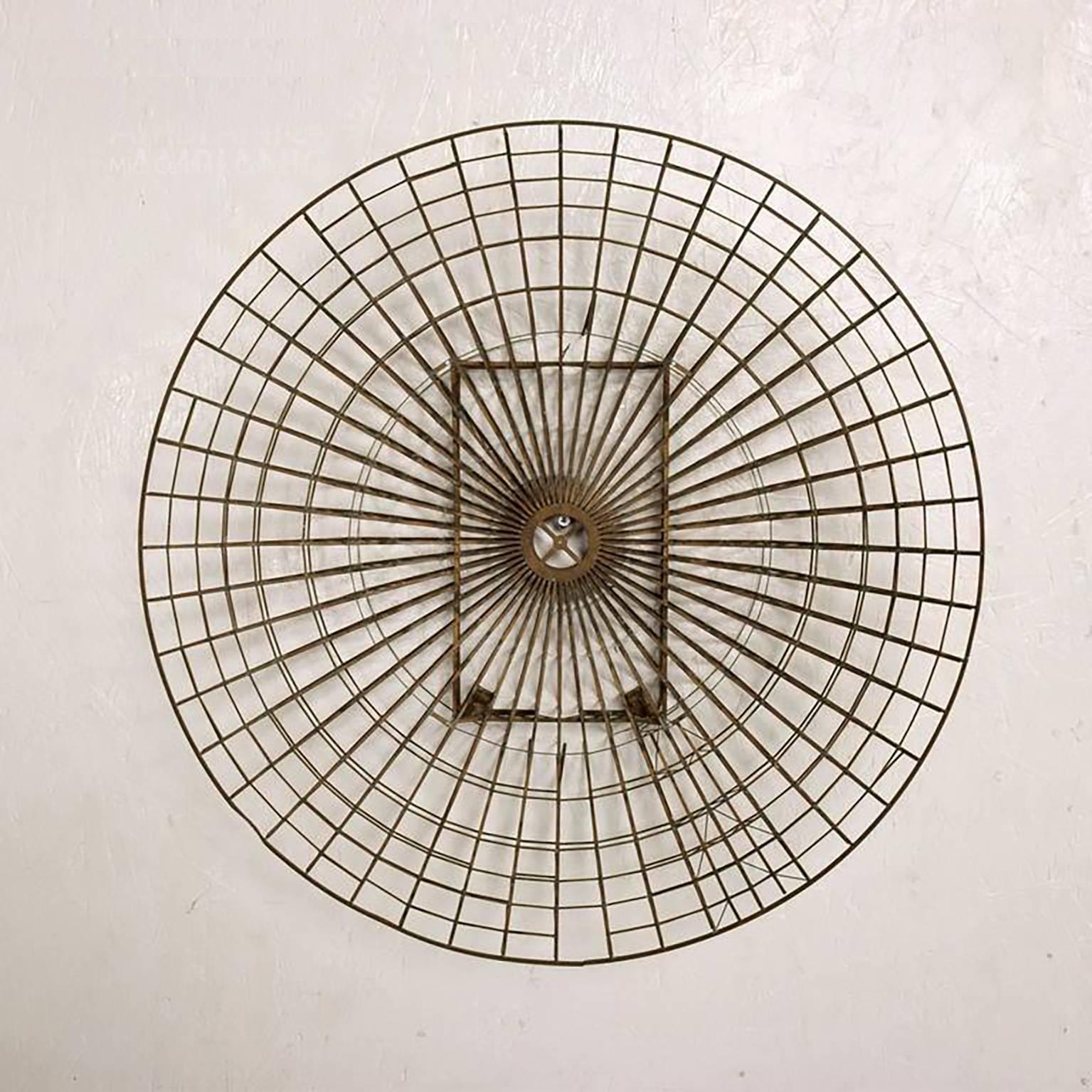 1960s Abstract Modern Circular Brass Wall Sculpture
Style of Curtis C Jere
21 inches Diameter x 4 H
Good original vintage condition. Expect signs of vintage wear and patina.
Refer to images. 