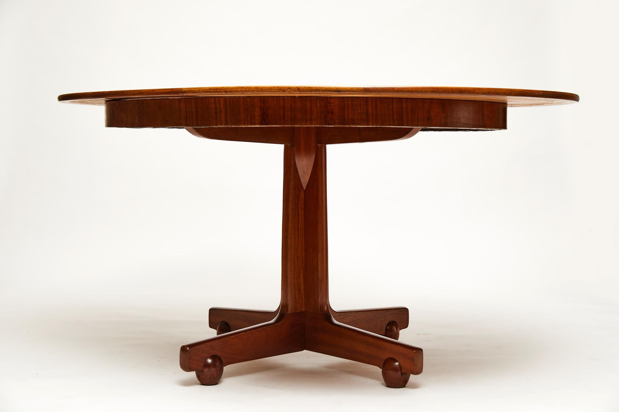 Brazilian Modern Table in Hardwood by Geraldo de Barros for Hobjeto Brazil 1972 In Good Condition For Sale In New York, NY
