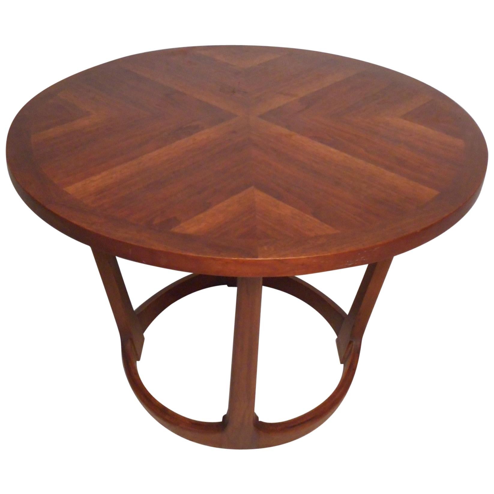 Midcentury Circular Side Table by Lane Furniture