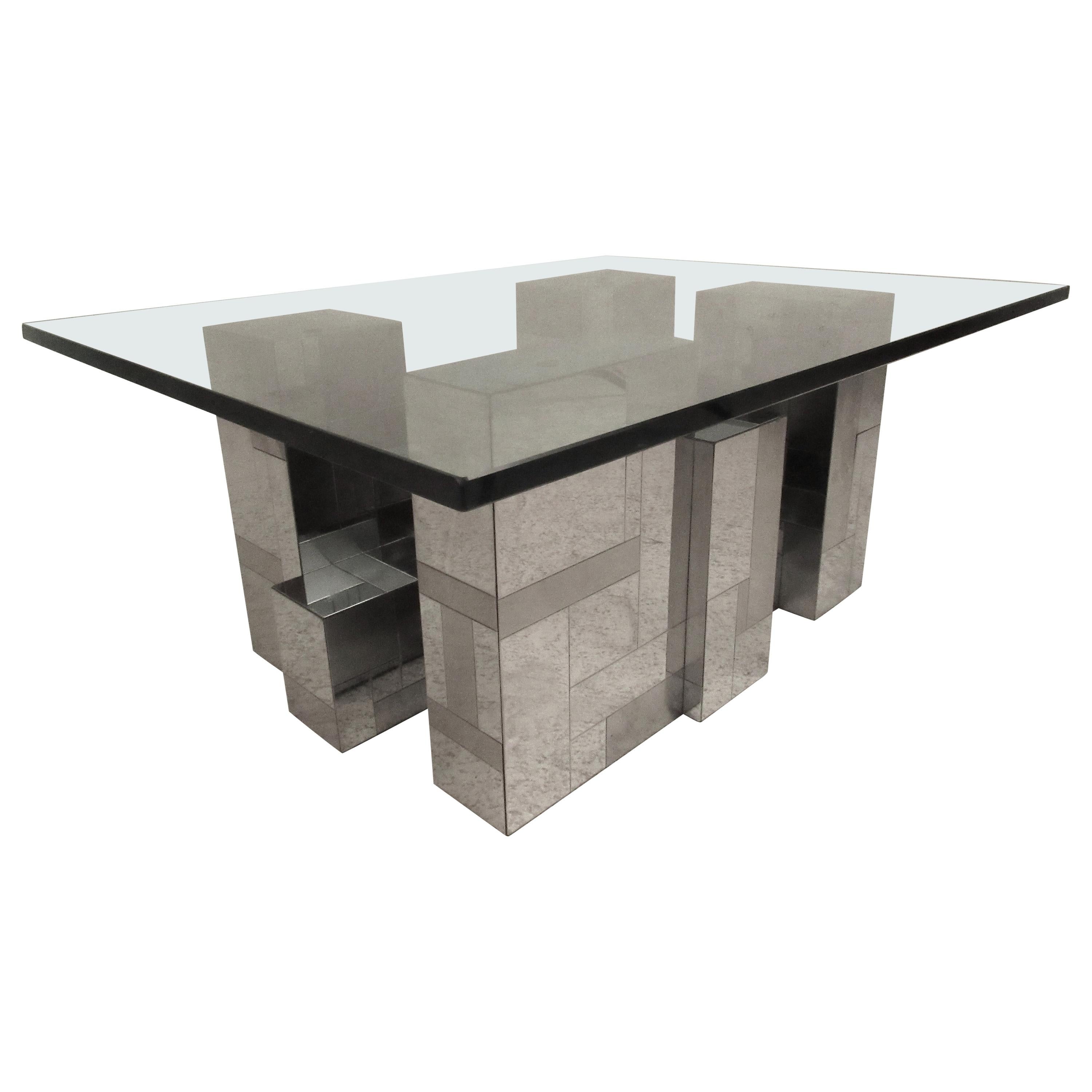 Midcentury Cityscape Coffee Table by Paul Evans for Directional