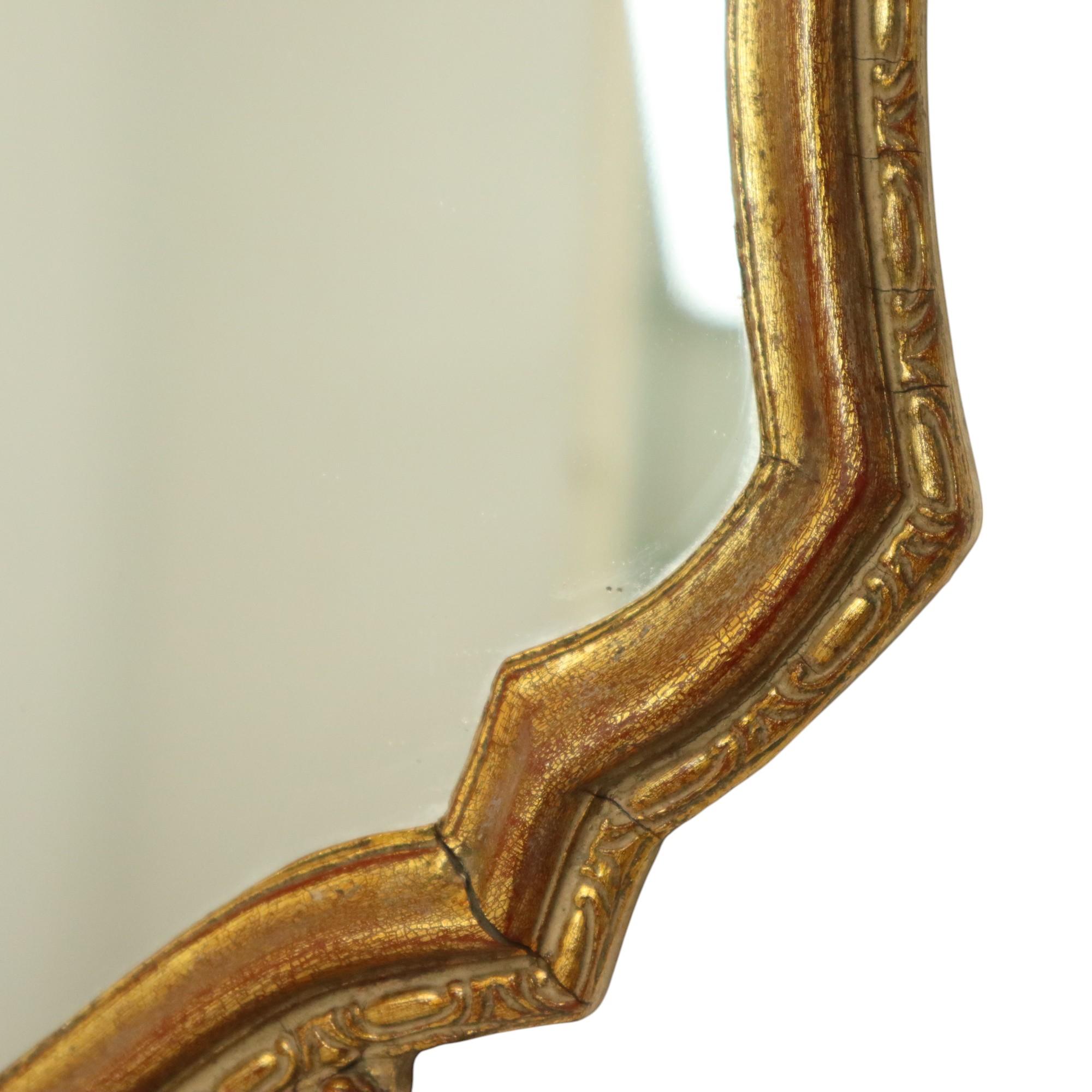 Mid Century Classic Gold Leaf Deknudt Mirror Fifties For Sale 4