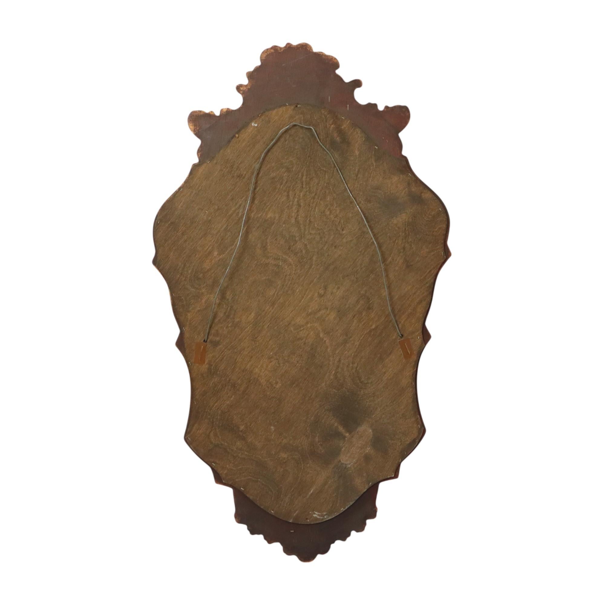 Mid Century Classic Gold Leaf Deknudt Mirror Fifties For Sale 7