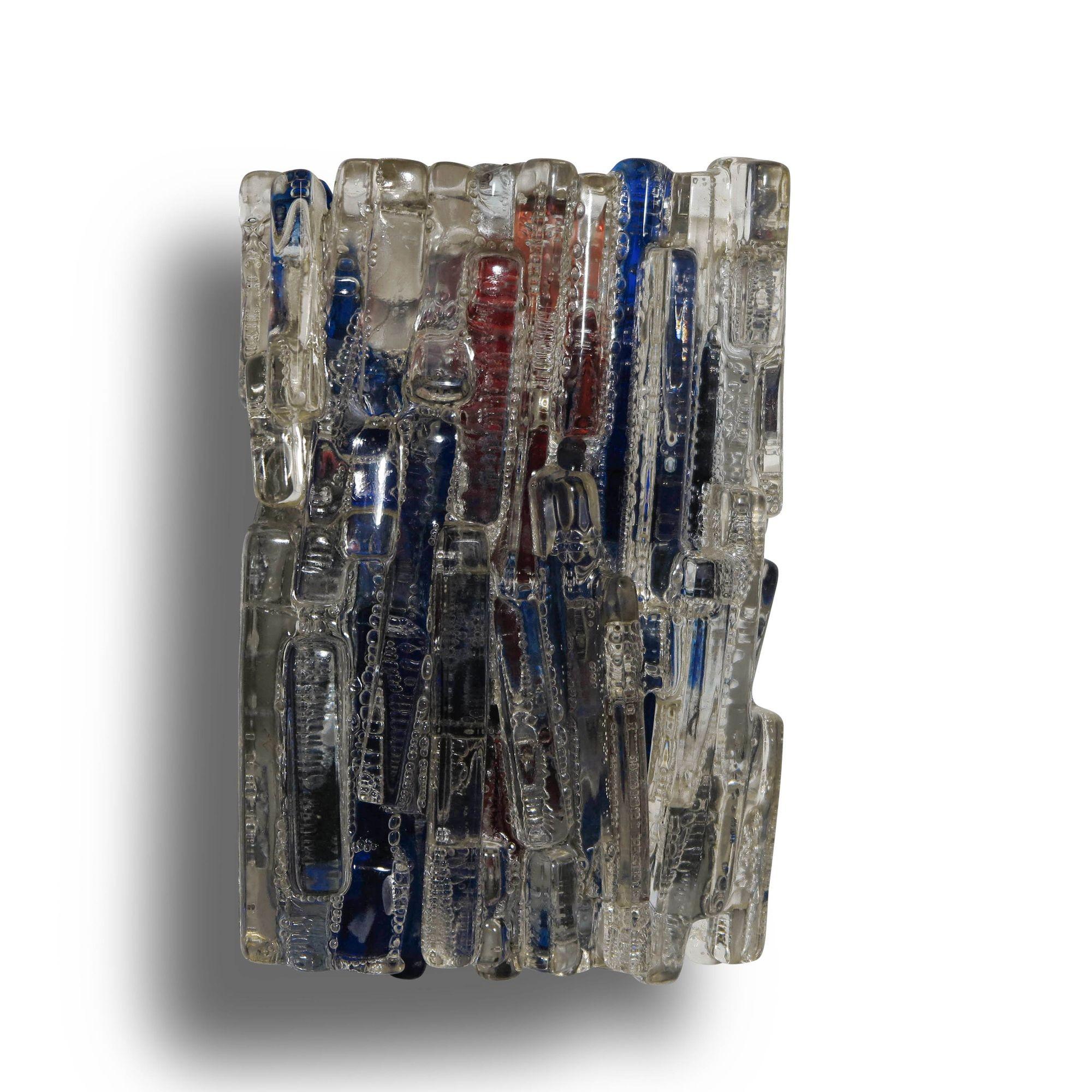Mid-Century Modern Mid-century Claus Bolby Acrylic Wall Sconce For Sale