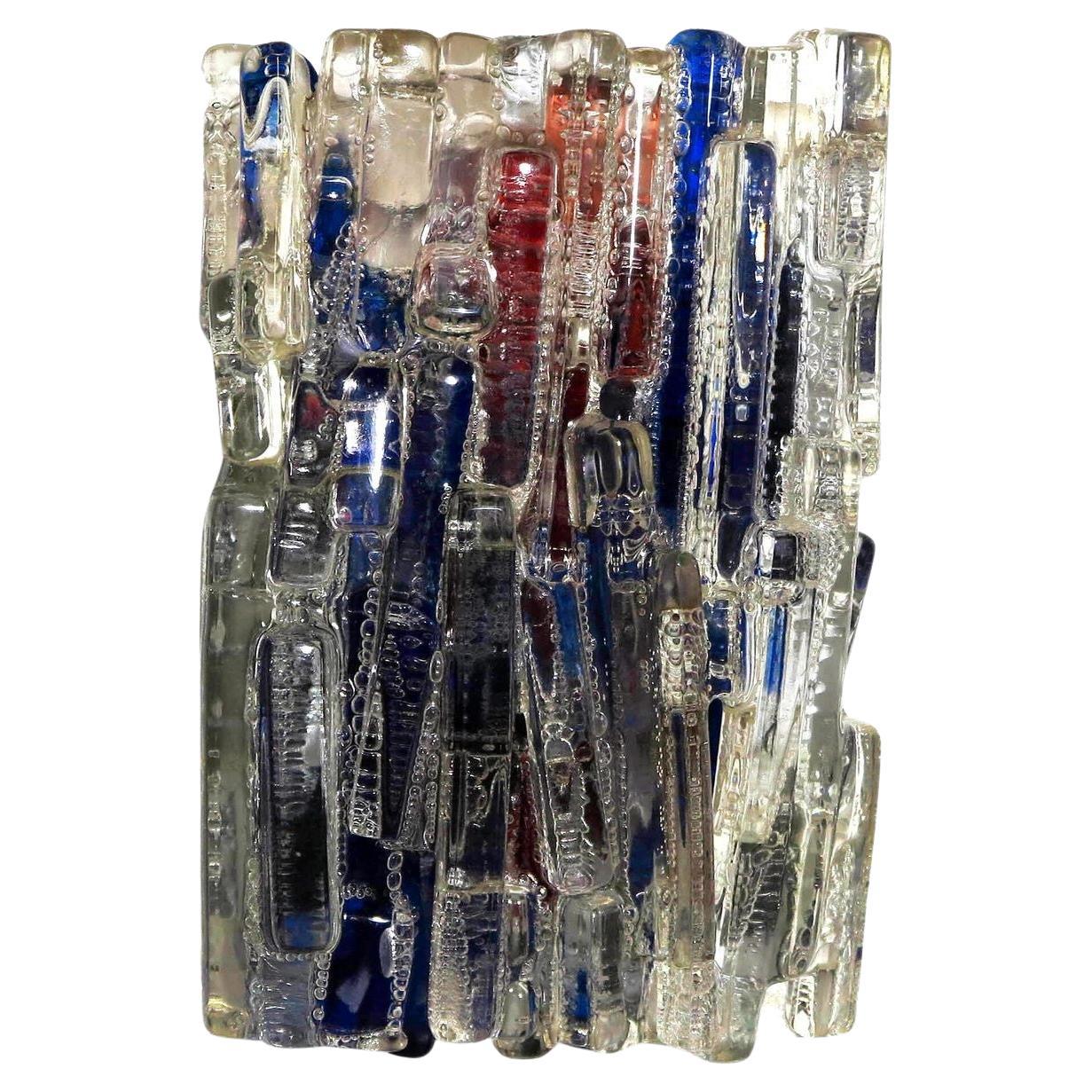 Mid-century Claus Bolby Acrylic Wall Sconce