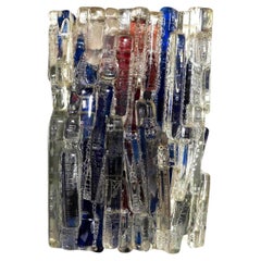 Mid-century Claus Bolby Acrylic Wall Sconce