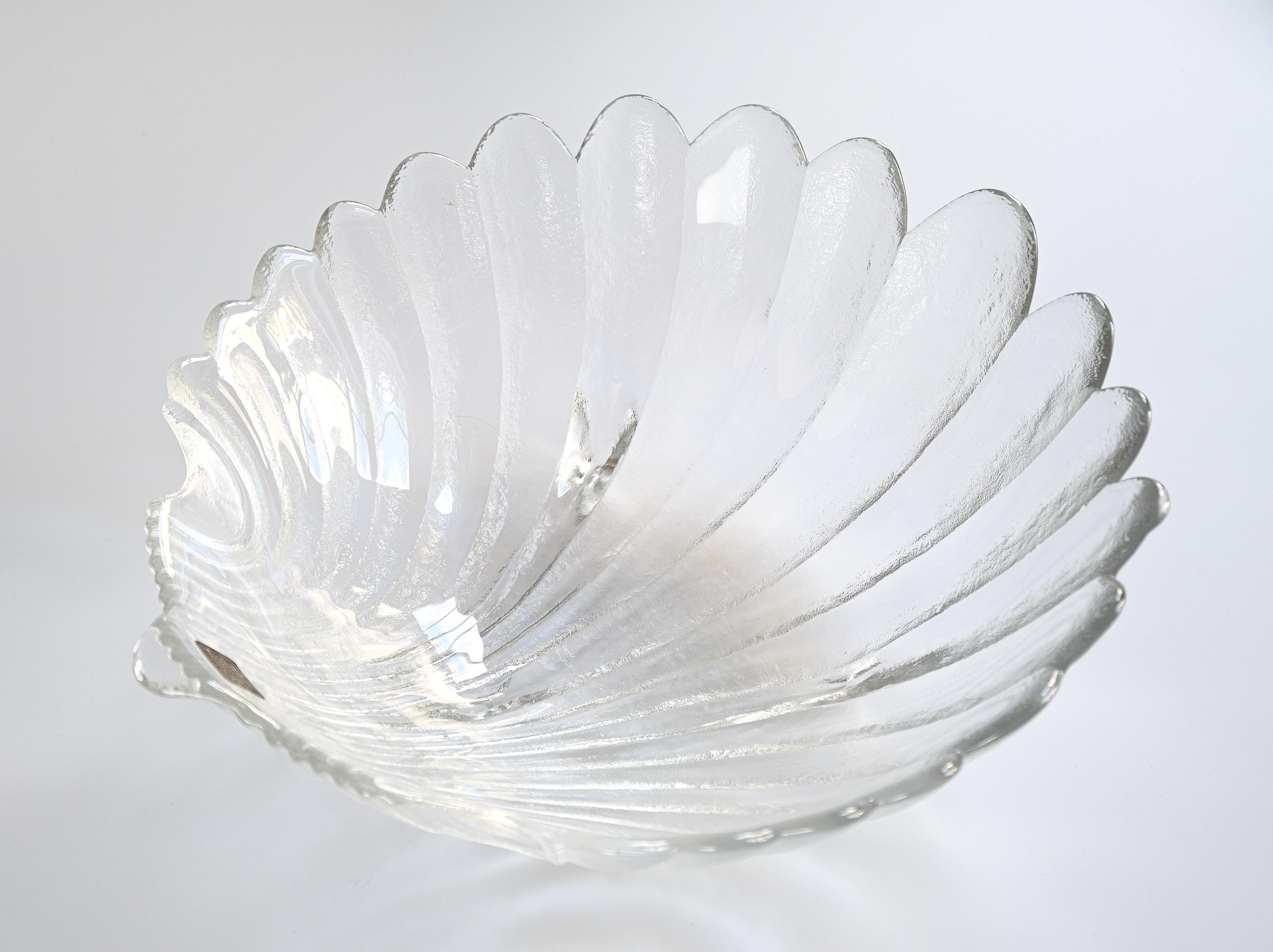 Claus Josef Riedel Grand bol en cristal du milieu du siècle pour RIEDEL, Autriche, années 1970 en vente 3