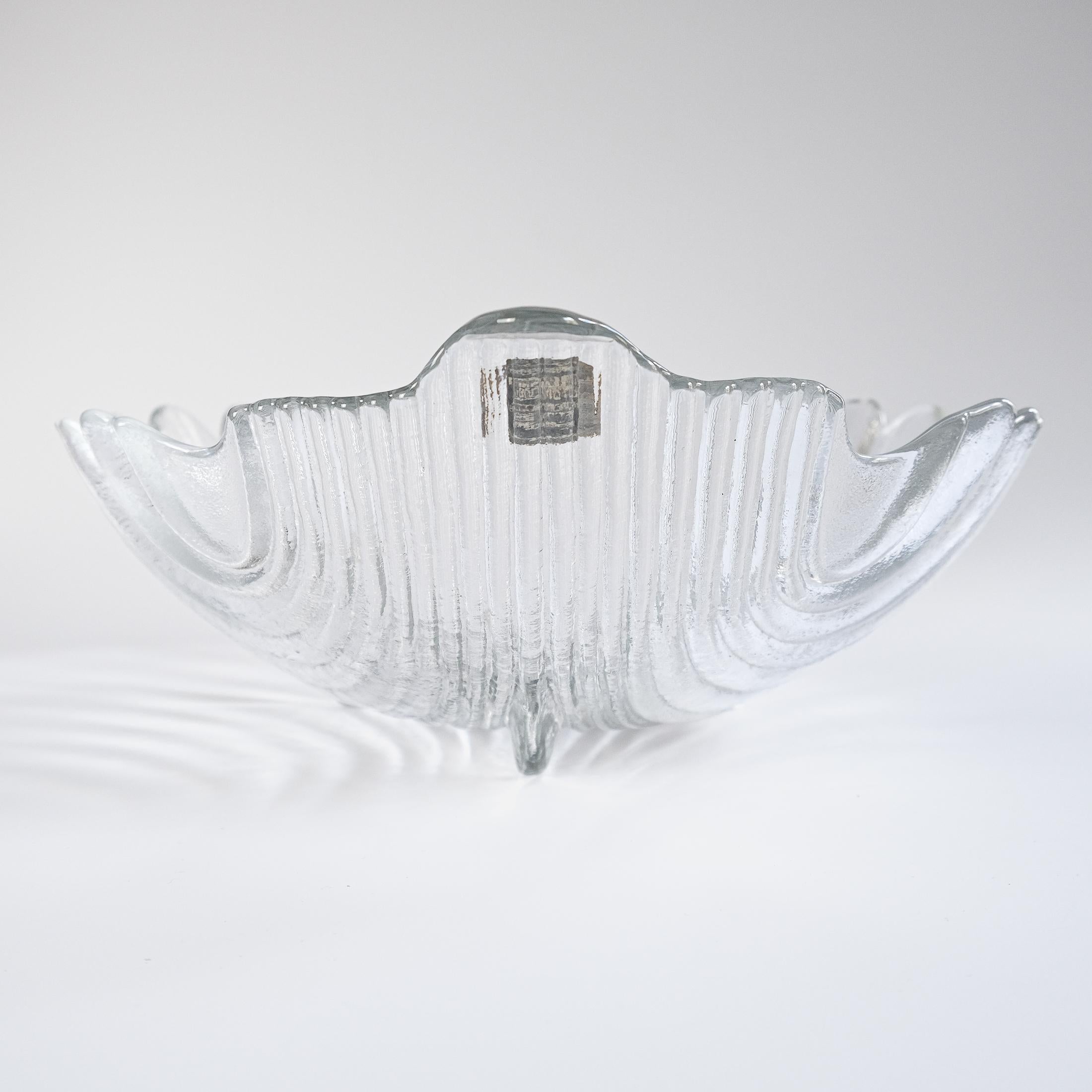 Claus Josef Riedel Grand bol en cristal du milieu du siècle pour RIEDEL, Autriche, années 1970 en vente 9